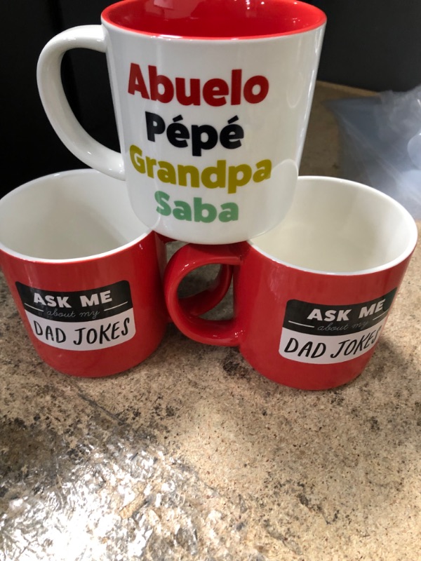 Photo 2 of 16oz Stoneware Abuelo Pepe Grandpa Saba Mug - Parker Lane