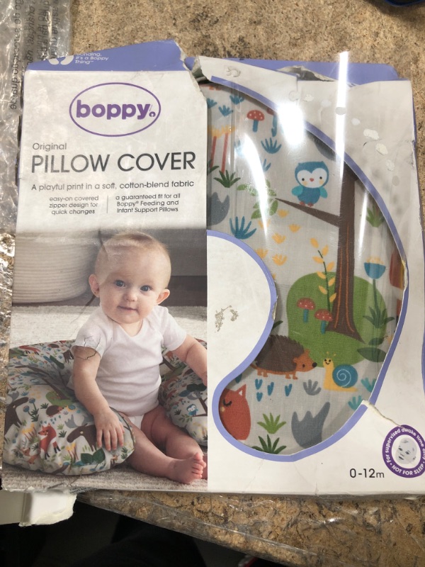 Photo 2 of Boppy Baby Slipcover, Original, Earthtone Woodland, 0-12 Months