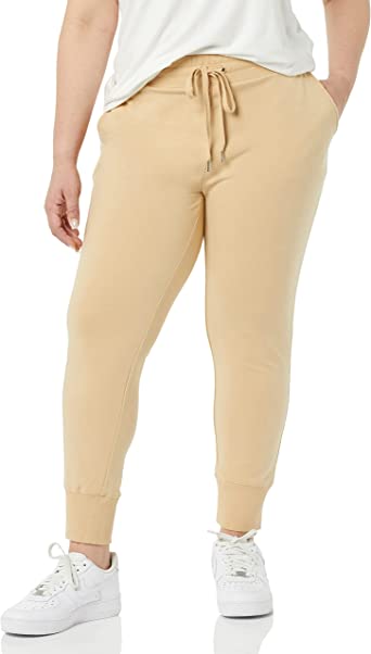 Photo 1 of Daily Ritual Women's Terry Cotton and Modal Drawstring Jogger Pant
