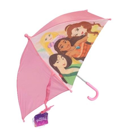 Photo 1 of 4 PACK BUNDLE
Disney Princess Youth Toddler Umbrella 27" Point to Point & 20" Long Handle
