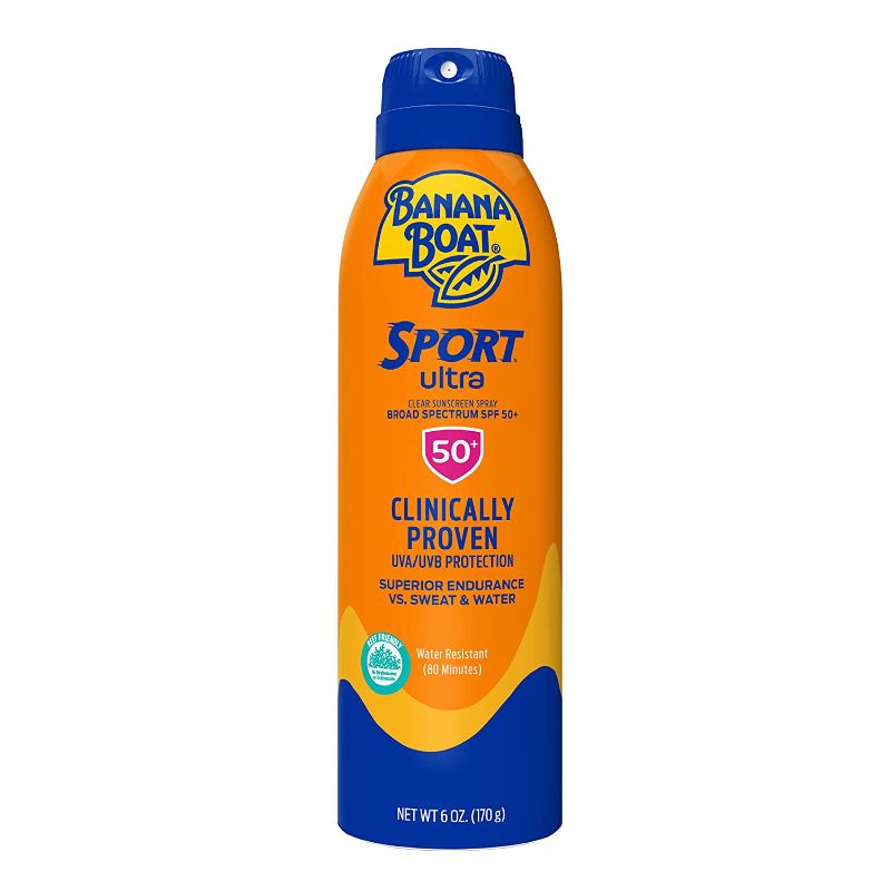 Photo 1 of 12 PACK Banana Boat Ultra Sport Clear Sunscreen Spray - 50 SPF - Water Resistant 80 Minutes
