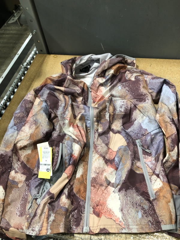 Photo 2 of En's Cao Print Packable Jacket - Brown Size M
