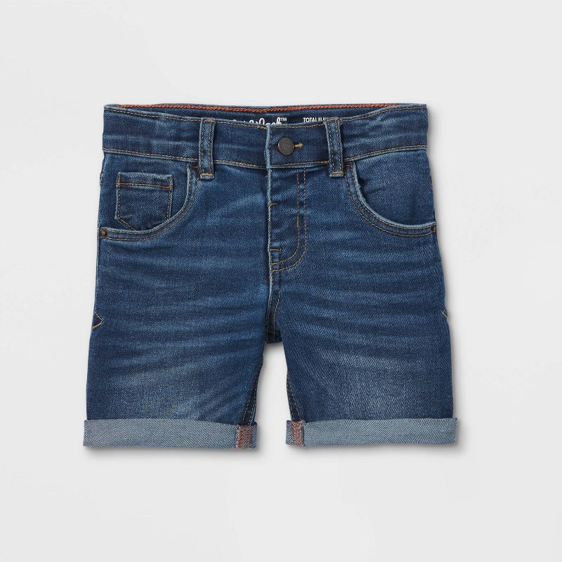 Photo 1 of Toddler Boys' Total Flexibility Stretch Jean Shorts - Cat & Jack™ Size 4T

