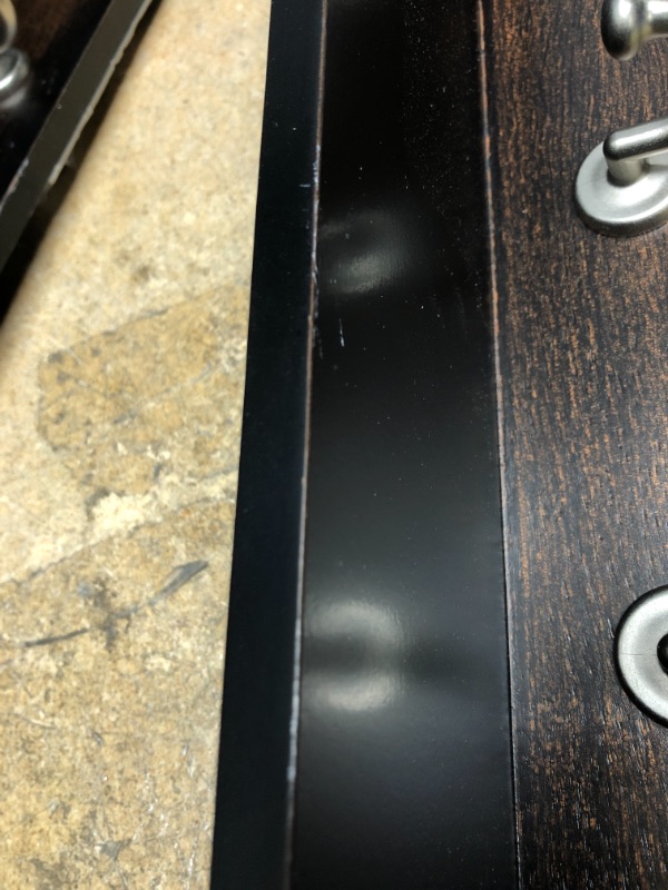 Photo 1 of 18" Hennepin Hook Rack with Ledge - Black/Nickel - Threshold