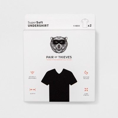 Photo 1 of Pair of Thieves SuperSoft V-Neck T-Shirt in Black at Nordstrom, Size Large
