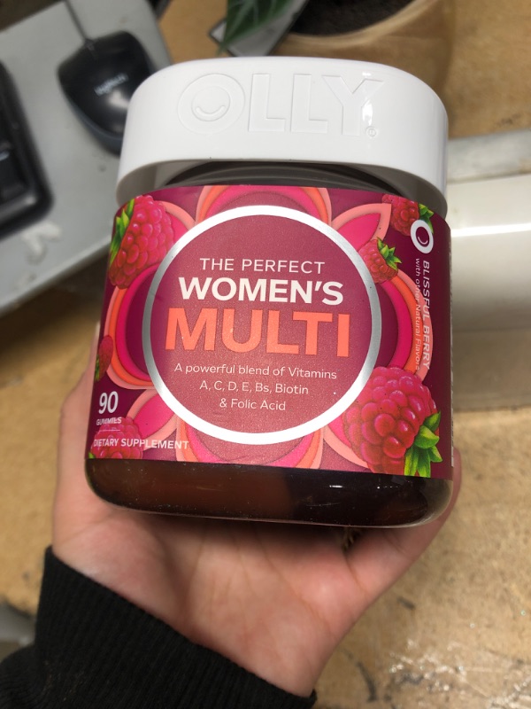 Photo 3 of **EXPIRES JLUY2023** The Perfect Women's Multi Blissful Berry 90 Gummies by Olly
