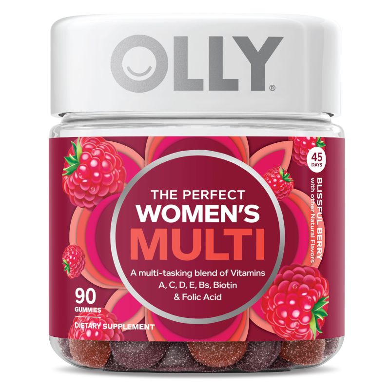Photo 1 of **EXPIRES JLUY2023** The Perfect Women's Multi Blissful Berry 90 Gummies by Olly
