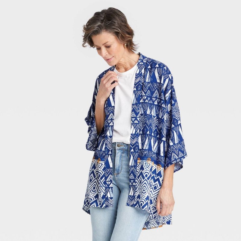 Photo 1 of Women's Duster Cardigan - Knox Rose™ Surfs up Paisley- SIZE XL
