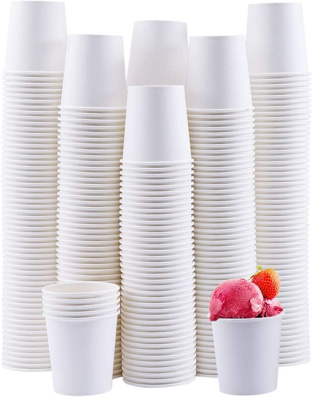 Photo 1 of 300Pack 3oz Disposable Paper Cups,Hot/Cold Beverage Drinking Cup?Small Paper Cups for Bathroom and Mouthwash
