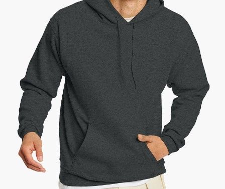 Photo 1 of Hanes Men's Sweatshirt, EcoSmart Fleece Hoodie, Cotton-Blend Fleece Hooded Sweatshirt, Plush Fleece Pullover Hoodie 2XL
