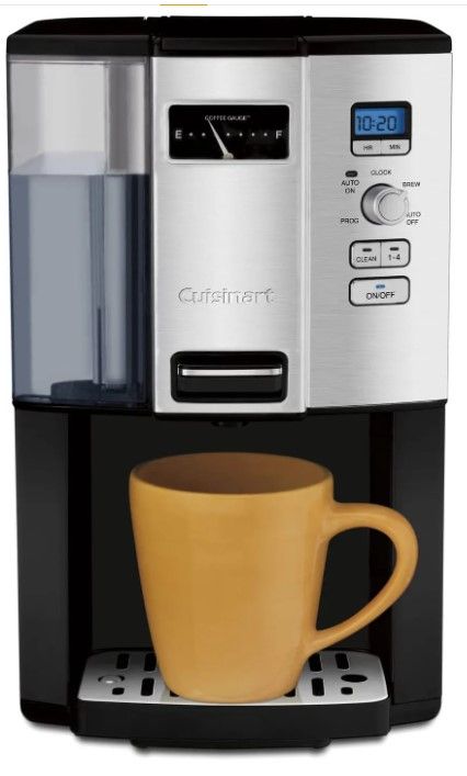 Photo 2 of Cuisinart DCC-3000 Coffee-on-Demand 12-Cup Programmable Coffeemaker, Black
POWER CORD IS VERY SHORT NEEDS REPAIR
