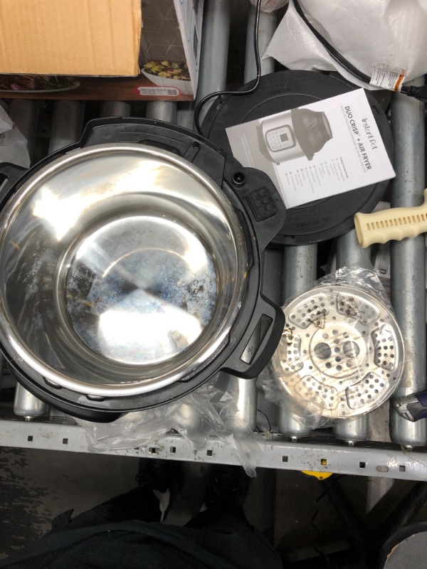 Photo 1 of Instant Pot Duo Crisp 11-in-1 Air Fryer and Electric Pressure Cooker Combo with Multicooker Lids that Air Fries, Steams, Slow Cooks, Sautés, Dehydrates, & More, Free App With Over 800 Recipes, 8 Quart