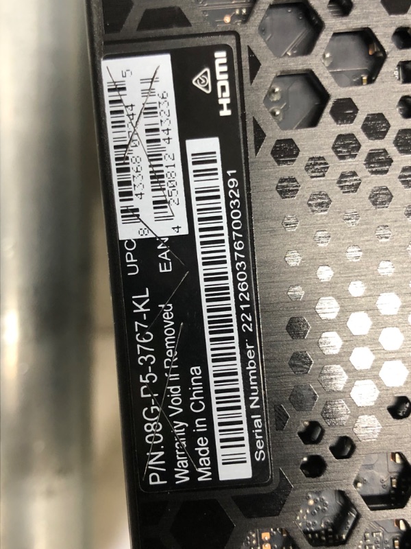 Photo 6 of **Seal Broken****Parts Only**EVGA GeForce RTX 3070 FTW3 Ultra Gaming, 08G-P5-3767-KL, 8GB GDDR6, iCX3 Technology, ARGB LED, Metal Backplate, LHR