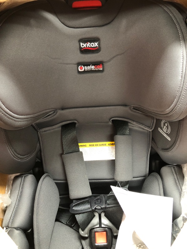 Photo 2 of Britax Boulevard ClickTight Convertible Car Seat, Cool N Dry Charcoal - Cooling & Moisture Wicking Fabric