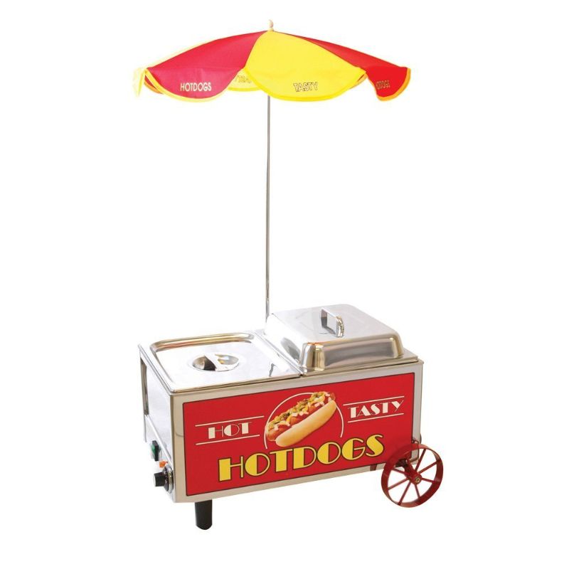 Photo 1 of Benchmark 60072 Mini Cart Hotdog Steamer, 120V, 1200W, 10A
