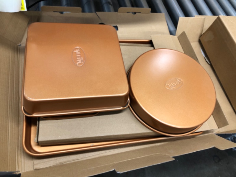 Photo 2 of 5-Piece Copper Non-Stick Ti-Ceramic Ultimate Bakeware Set