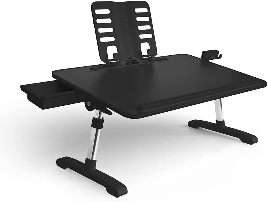 Photo 1 of Limitless TotalDesk Portable Workstation and Lap Desk with Adjustable Height & Tilt (Black)