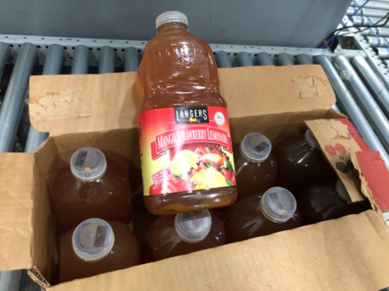 Photo 2 of **11/05/22**
Langers Juice, Mango Strawberry Lemonade, 64 Ounce (Pack of 8)
