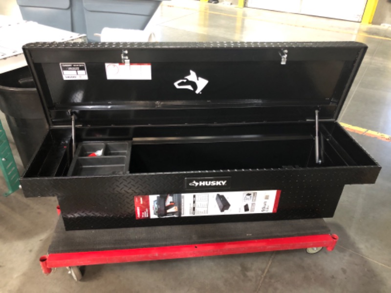 Photo 2 of ***SEE NOTES*** 71.36 in. Matte Black Aluminum Full Size Crossbed Truck Tool Box