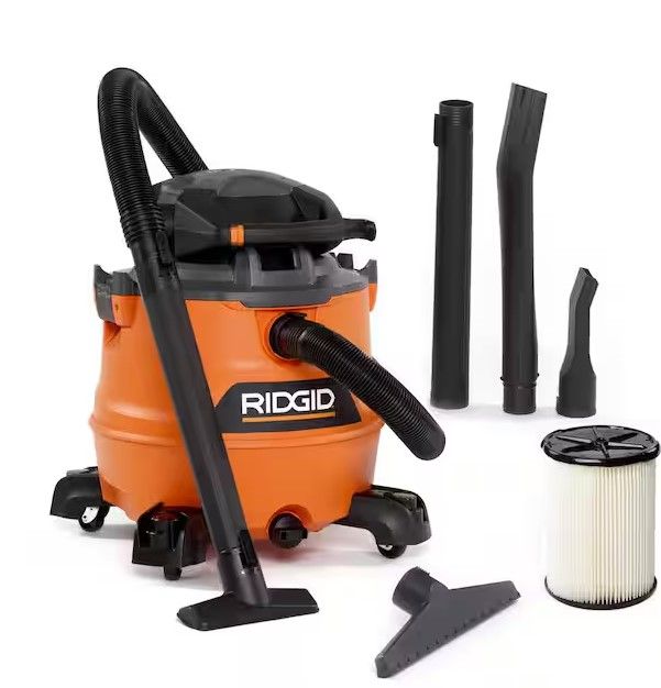 Photo 1 of 
RIDGID
16 Gallon 6.5 Peak HP NXT Shop Vac Wet Dry Vacuum with Detachable Blower, Filter, Locking Hose and Accessories