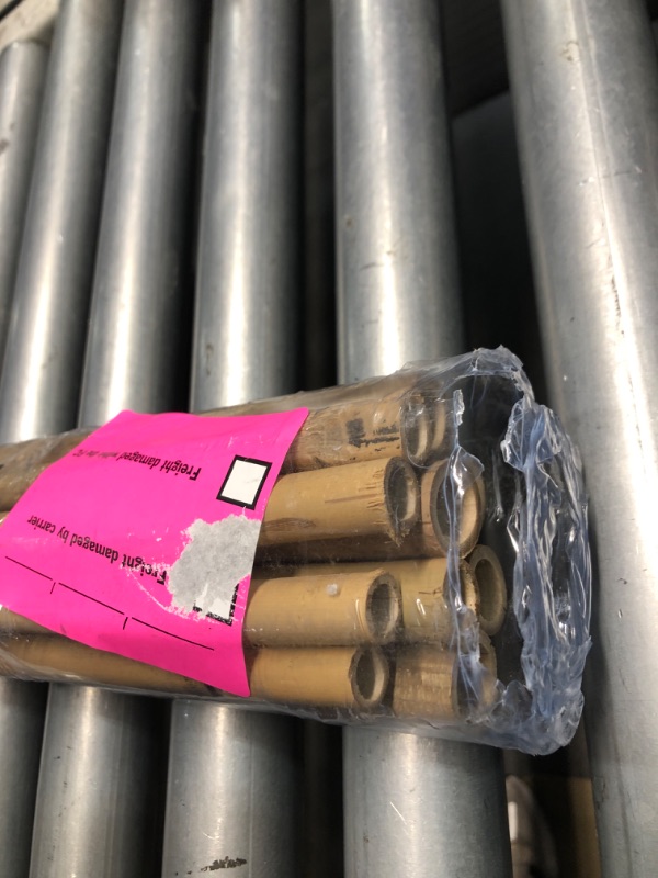 Photo 5 of ***USED - DIRTY - NO PACKAGING - SEE PICTURES***
Jollybower 10pcs 1" D Thicker Heavy Duty Bamboo Stakes, 8FT Plant Stakes, Natural Garden Stakes for Tomato, Bean, Flowers,Trees Potted and Climbing Plant Support