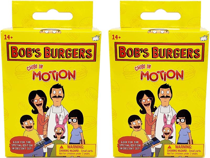 Photo 1 of Bobs Burgers Chibi in Motion - Lot of 2 Blind Boxes
