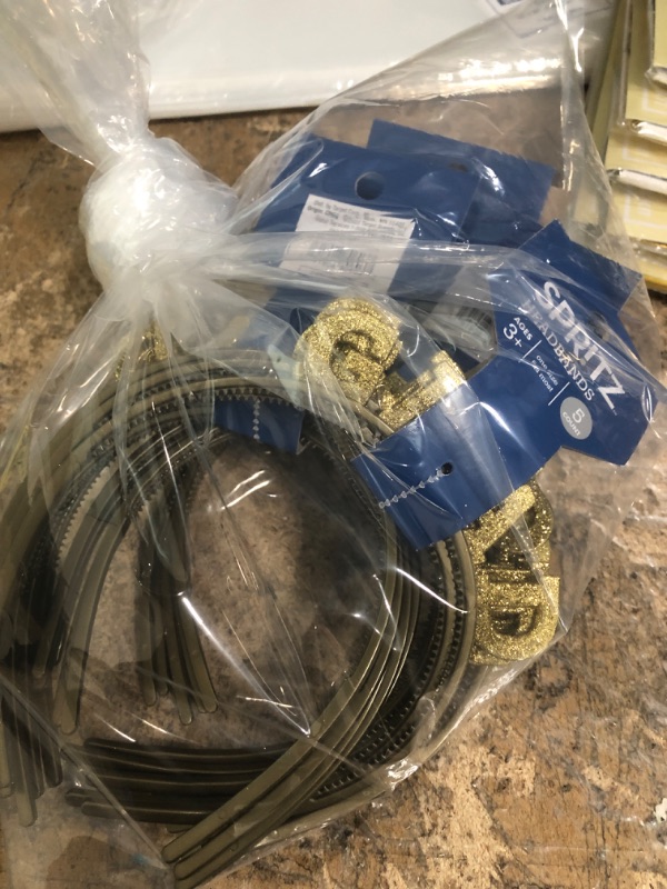 Photo 1 of 5ct Graduation Squad Headbands Gold - Spritz™
