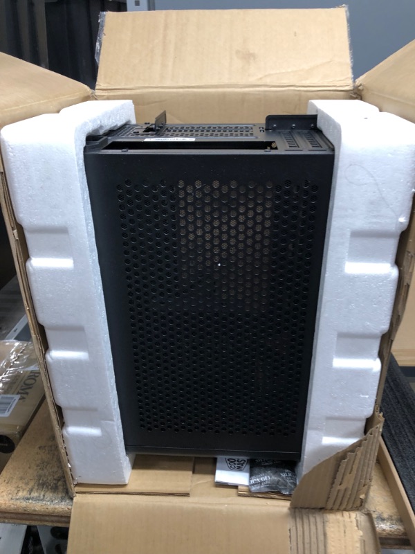 Photo 2 of Cooler Master NR200P SFF Small Form Factor Mini-ITX Case with Tempered glass or Vented Panel Option, PCI Riser Cable, Triple-slot GPU, Tool-Free and 360 Degree Accessibility
