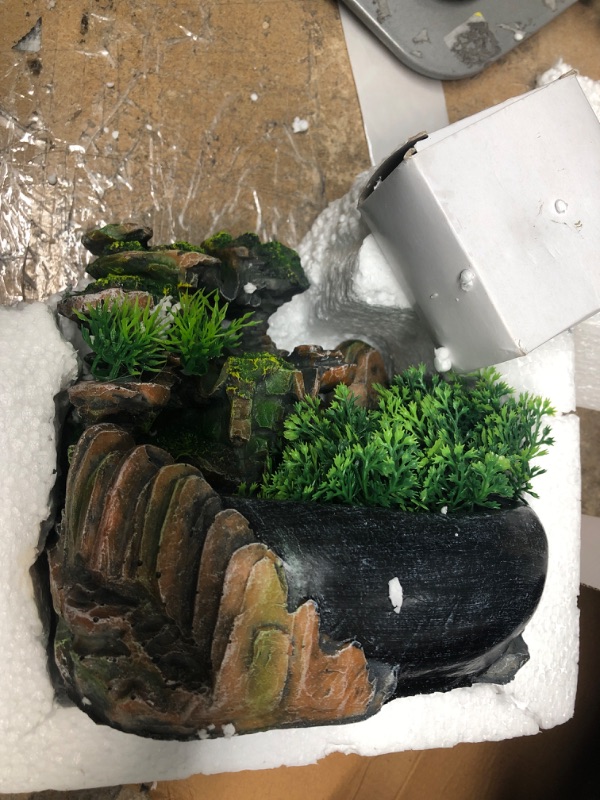 Photo 1 of AMAVIP Rockery Stream Tabletop Fountain