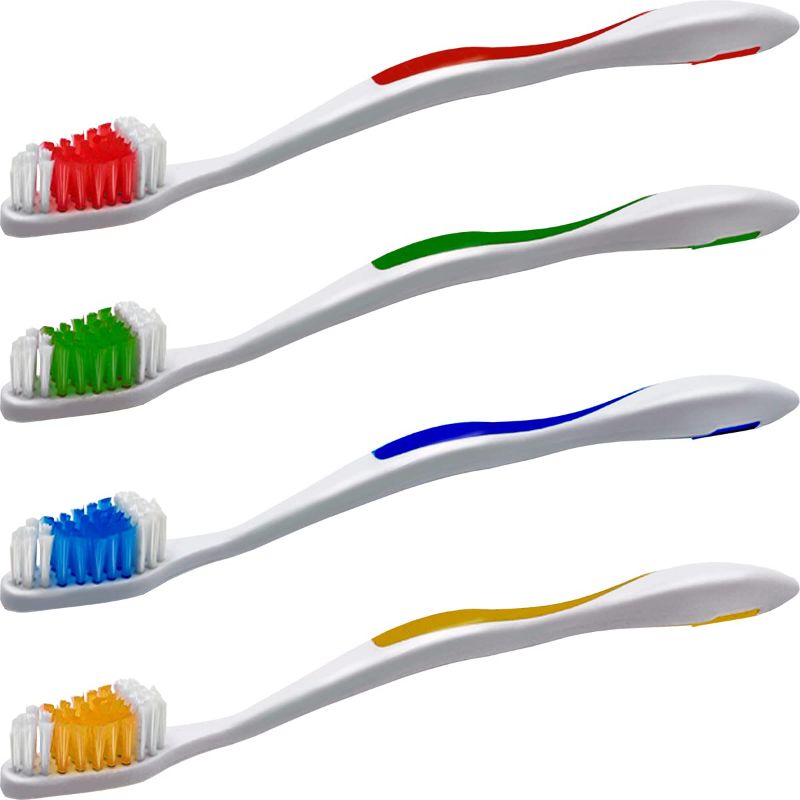 Photo 1 of 100 Pack Toothbrush Standard Classic Medium Soft Individually Wrapped