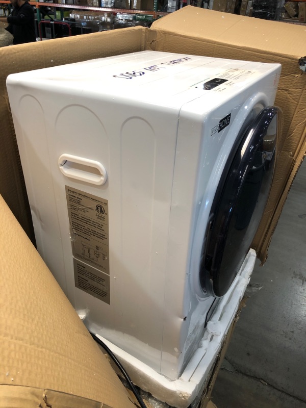 Photo 4 of NOT FUNCTIONAL: VIVOHOME 2.6 cu.ft 9lbs Electric Compact Portable Four-Function Clothes Laundry Dryer Machine for Apartment, Home 110V 900W ?19.29 x 18.11 x 23.43 inches

