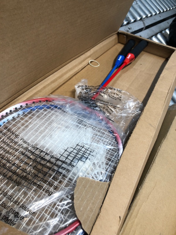 Photo 2 of 2 Player Badminton Racquet Replacement Set