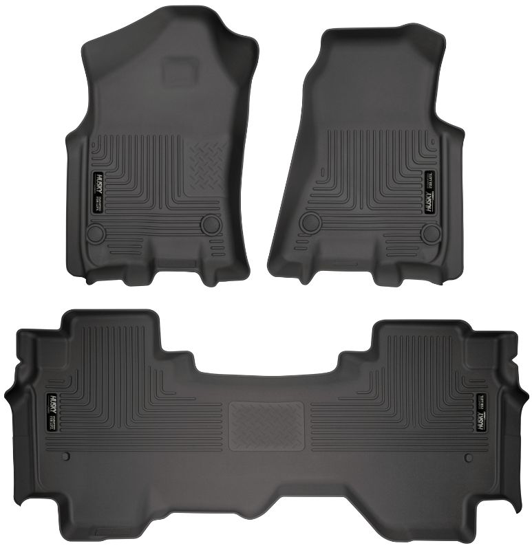 Photo 1 of ** INCOMPLETE** Husky Liners WeatherBeater Floor Liners & Mats, Front and 2nd Row Set in Black
