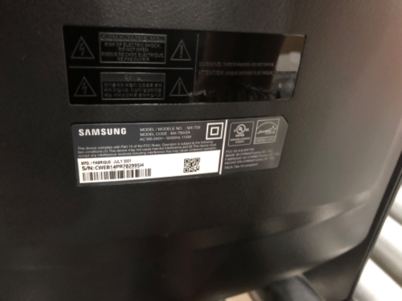 Photo 2 of SAMSUNG Sound Tower Giga High Power Audio 500W - MX-T50 (1797562)
