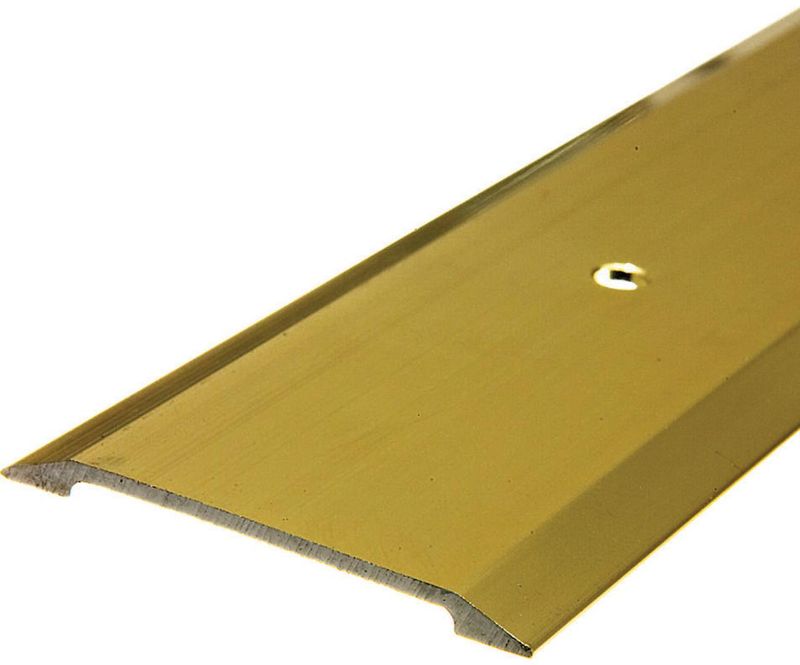 Photo 1 of 0760983 Flat Saddle Threshold, 36 X 1.75 in W, Aluminum, Gold
