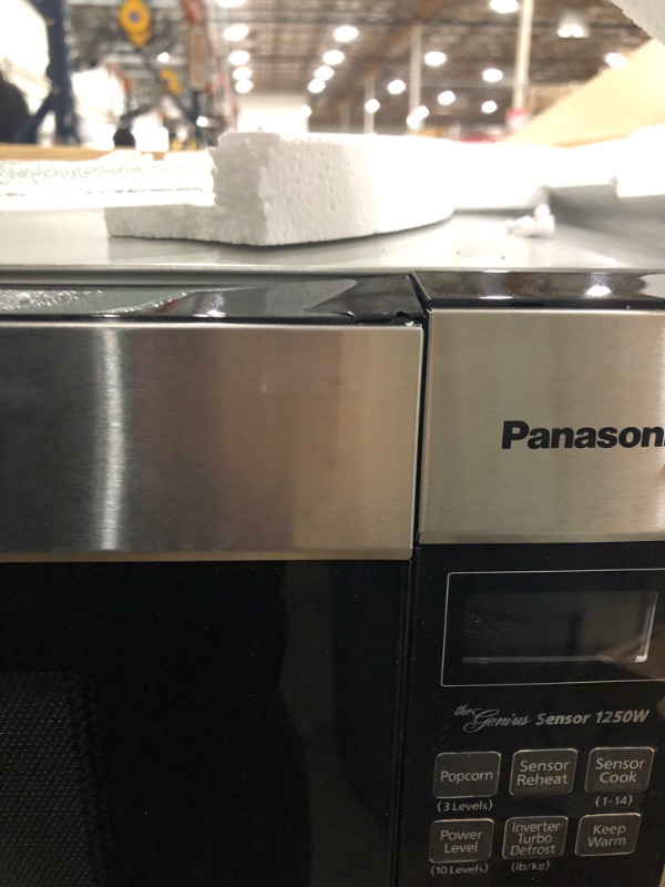 Photo 2 of Panasonic Microwave Oven NN-SN966S Stainless Steel Countertop/Built-In with Inverter Technology and Genius Sensor, 2.2 Cubic Foot, 1250W
