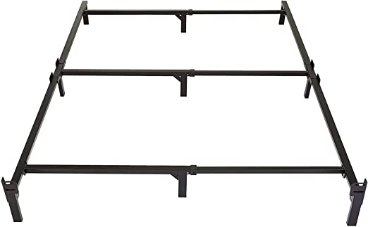 Photo 1 of  Metal Bed Frame, 9-Leg Base for Box Spring and Mattress - Queen