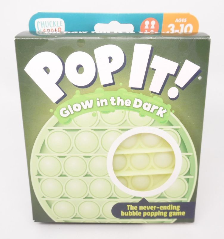 Photo 1 of Chuckle & Roar Pop It! Glow-in-the-Dark Bubble Popping Sensory Game for Ages 3+
