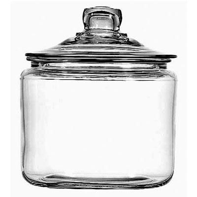 Photo 1 of Tea Jar Round with Glass Lid 96 Oz. 217658
