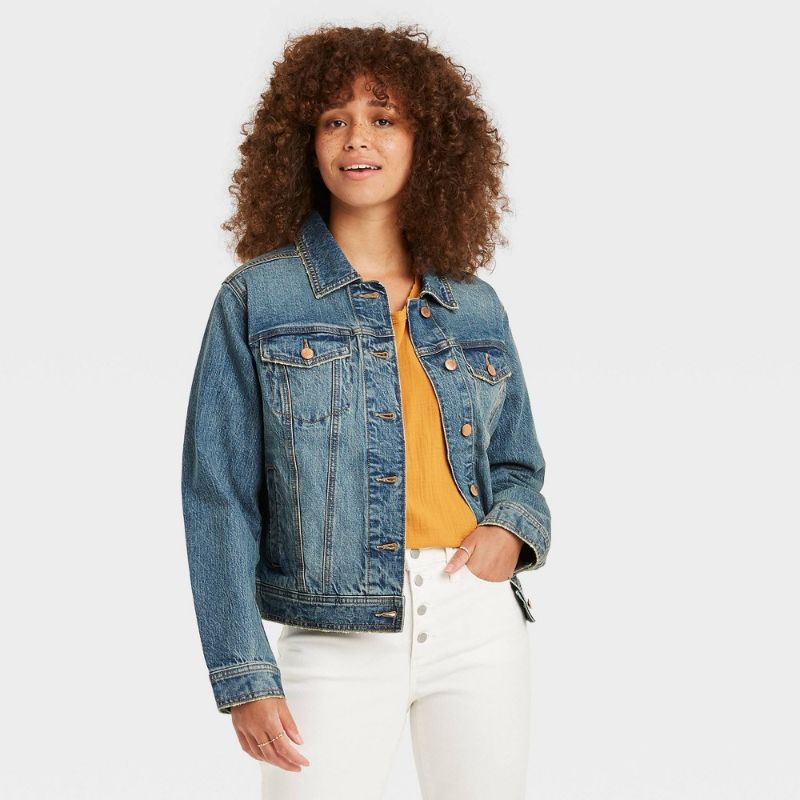 Photo 1 of size xl---Women's Denim Jacket - Universal Thread™
