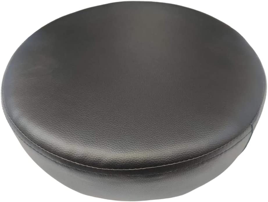 Photo 1 of  Barstool Replacement Seat Cushion, Heavy Duty Stool Seat Top, Diameter /11.4 inch, Black, Universal