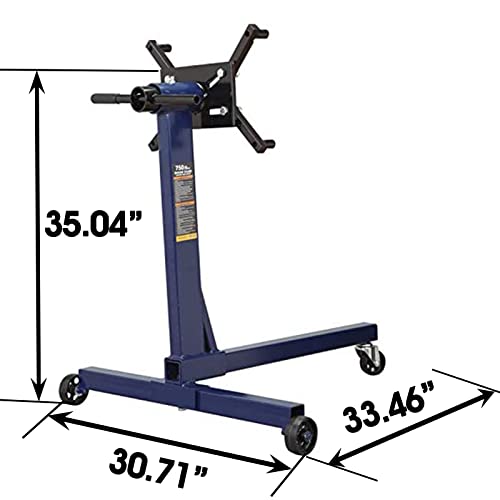 Photo 2 of ***INCOMPLETE*** TCE AT23401U Torin Steel Rotating Engine Stand with 360 Degree Rotating Head: 3/8 Ton (750 Lb) Capacity, Blue