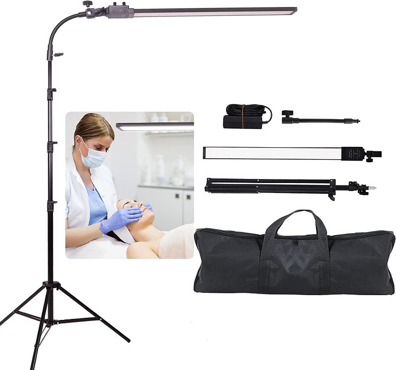 Photo 4 of  LED Photography Light Dimmable Bi-Color Video Studio Lighting Camera Light Kit with Stand Bag for Portrait, Product Photography, YouTube Video Recording,Eyebrow Tattoo Eyelash (1 Pack)