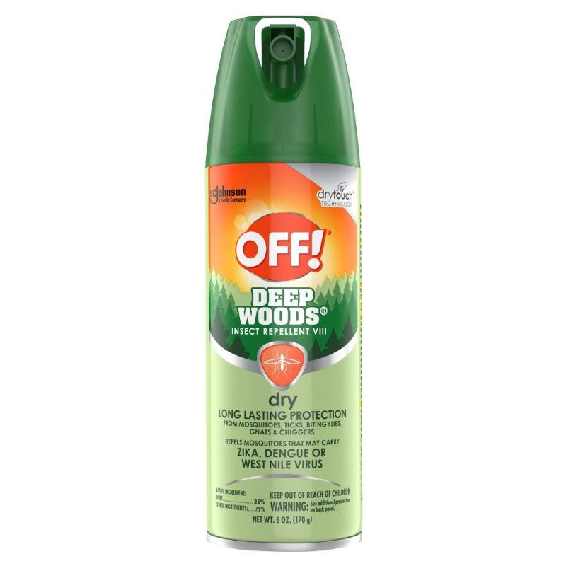 Photo 1 of 2 pack - OFF! Deep Woods Mosquito Repellent VIII Dry 6 Oz
