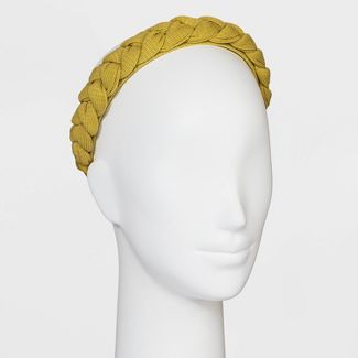Photo 1 of (X2) Braided Headband - Universal Thread™ Green

