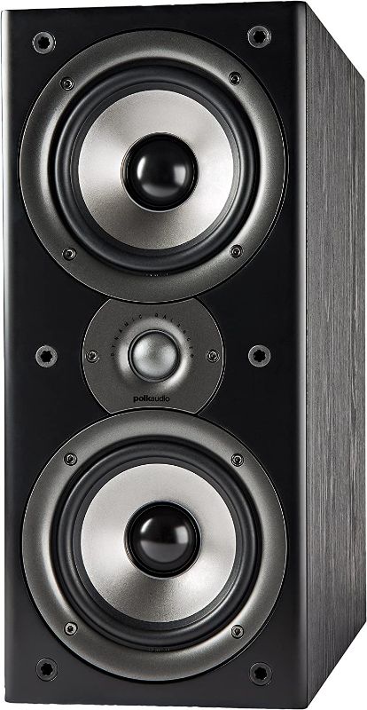 Photo 1 of Polk Audio Monitor 40 Series II Bookshelf Speaker (Black, Pair) - Big Sound, High Performance | Perfect for Small or Medium Size Rooms
