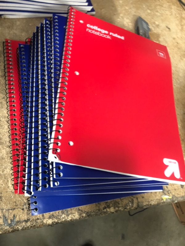 Photo 1 of bundle of college ruled notebooks - 10pcs