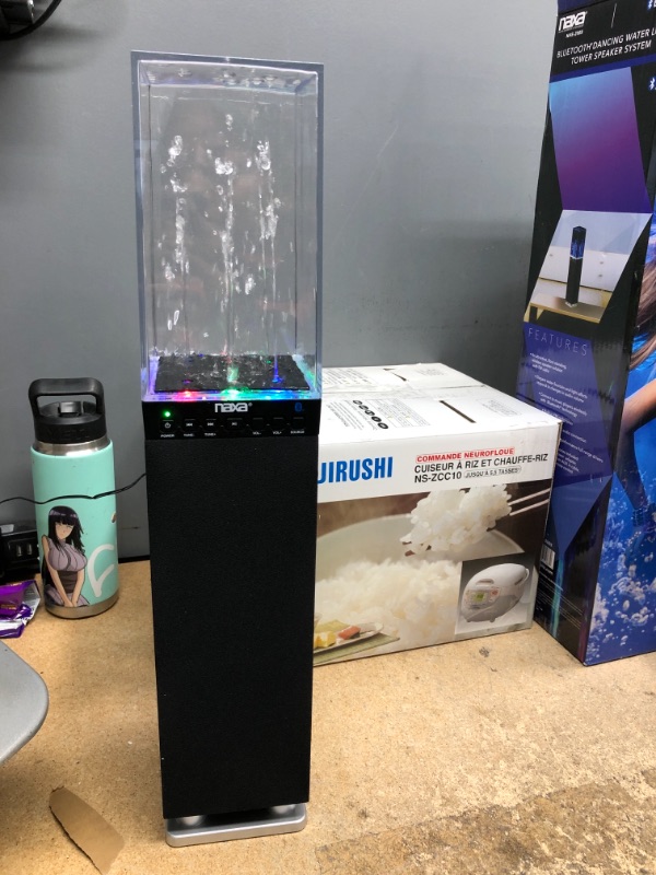 Photo 2 of NAXA Electronics NHS-2009 Dancing Water Light Tower Speaker System with Bluetooth