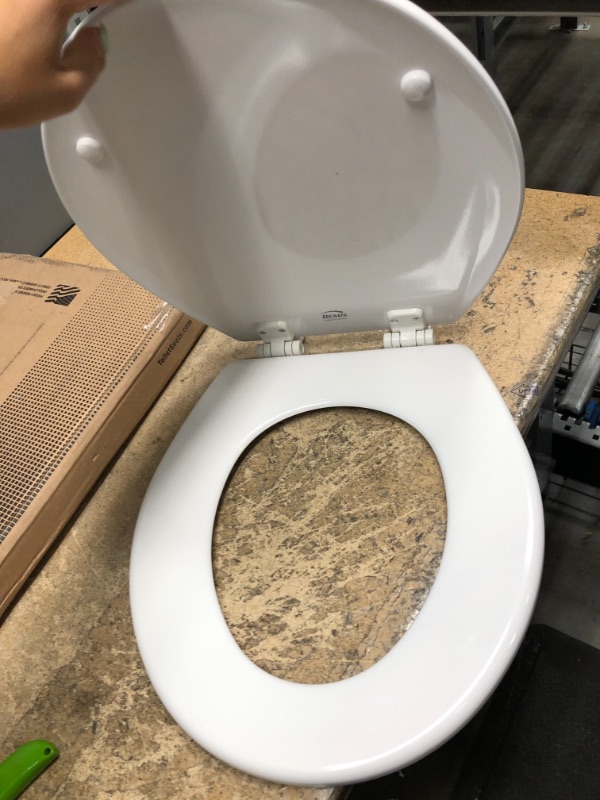 Photo 5 of BEMIS 600E4 000 Ashland Toilet Seat with Slow Close