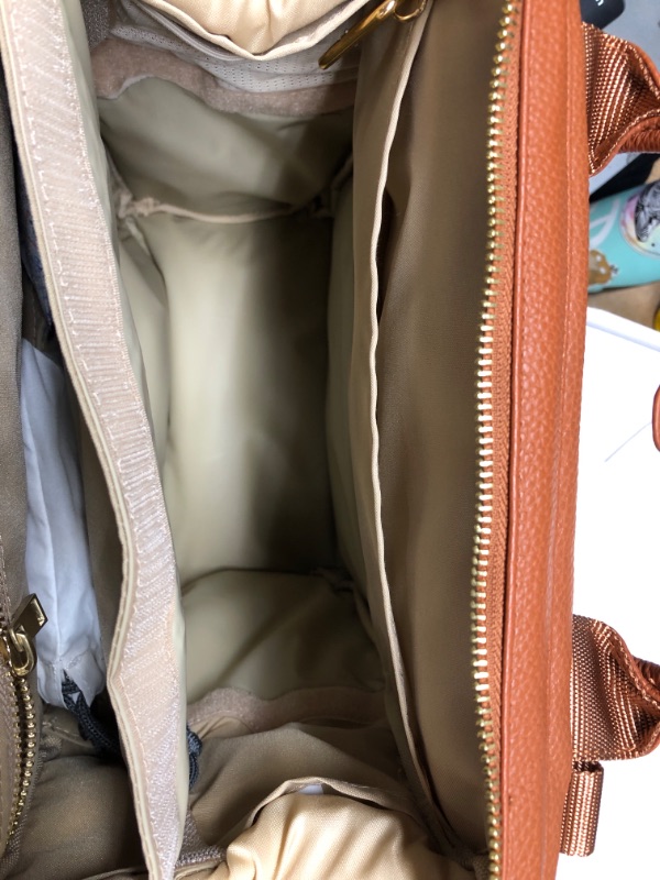 Photo 1 of Clevermade Lily Diaper Backpack in Cognac
